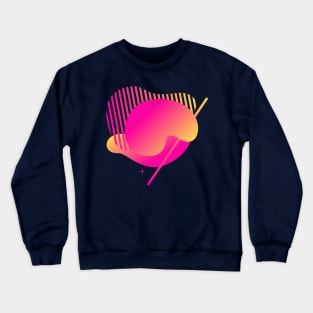 Pink yellow gradient Crewneck Sweatshirt